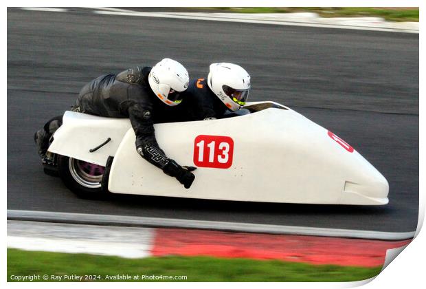 BMCRC F1 & F2 Sidecars Print by Ray Putley