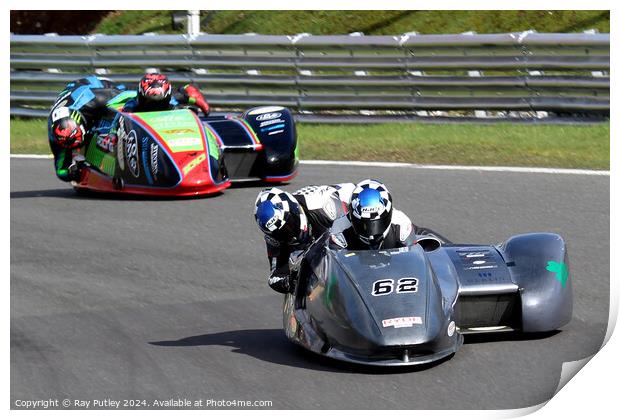 BMCRC F1 & F2 Sidecars Print by Ray Putley