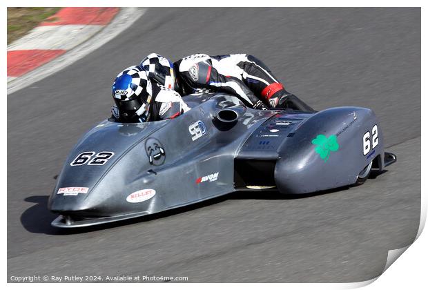 BMCRC F1 & F2 Sidecars Print by Ray Putley