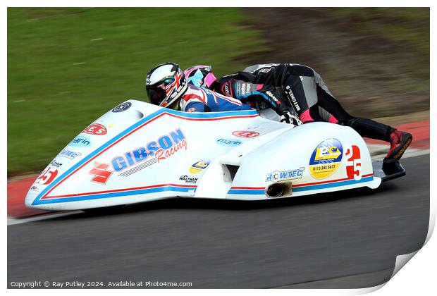 BMCRC F1 & F2 Sidecars Print by Ray Putley