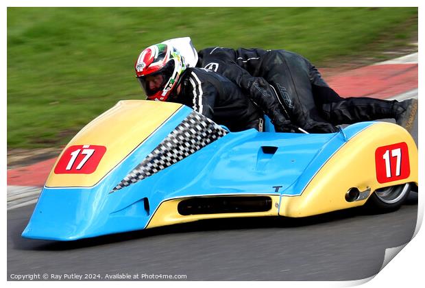 BMCRC F1 & F2 Sidecars Print by Ray Putley