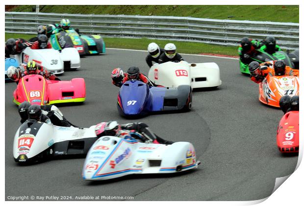 BMCRC F1 & F2 Sidecars Print by Ray Putley