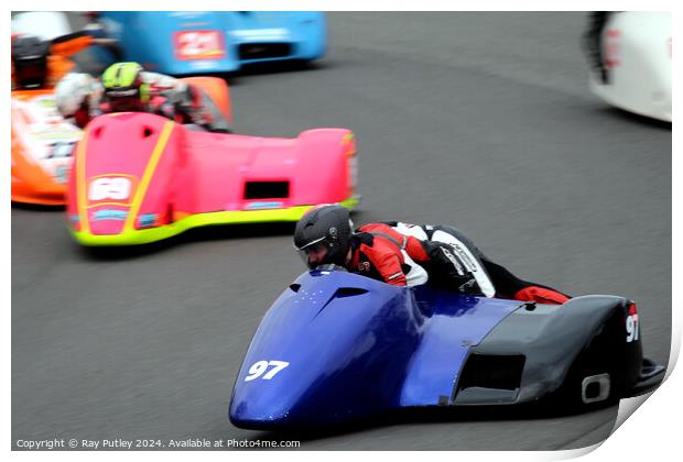 BMCRC F1 & F2 Sidecars Print by Ray Putley