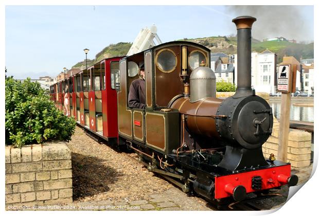 Steam Railway - Hastings Print by Ray Putley