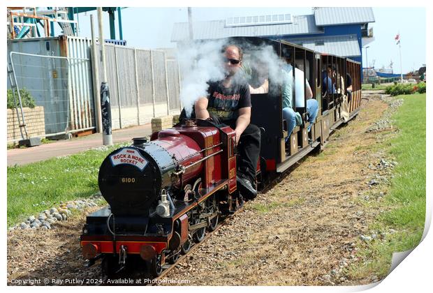 Steam Railway - Hastings Print by Ray Putley