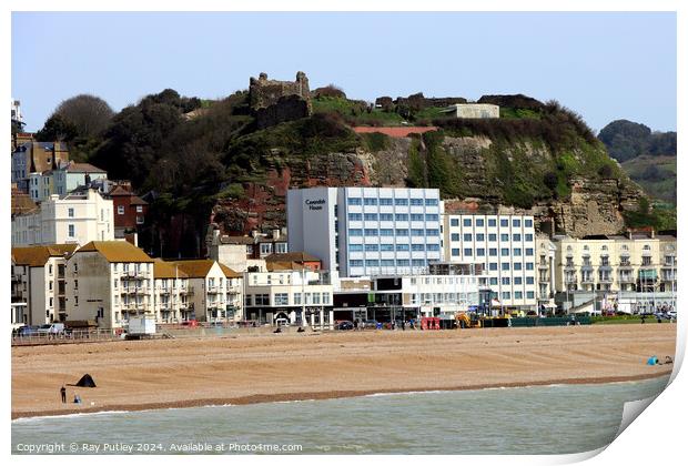 The Seafront - Hastings Print by Ray Putley