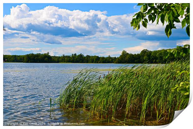 Serene Waterscape Print by Ken Oliver