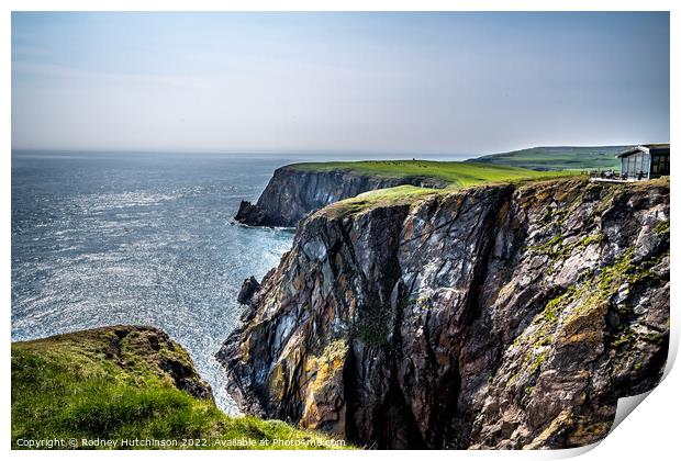 Majestic Mull of Galloway Print by Rodney Hutchinson