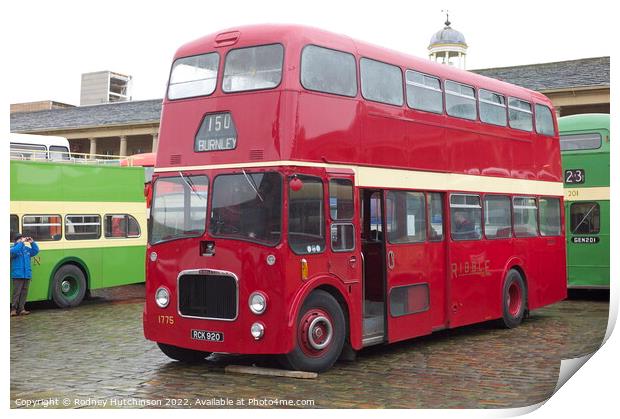 1962 Leyland Titan PD3 bus Print by Rodney Hutchinson