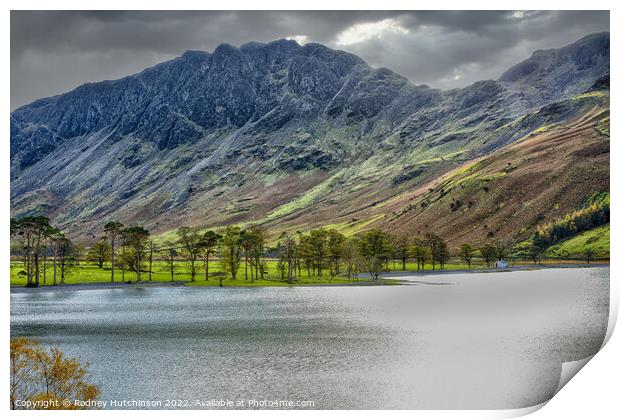 Buttermere Fell Print by Rodney Hutchinson