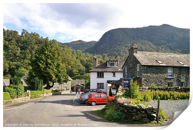 Grange in Borrowdale Print by Rodney Hutchinson