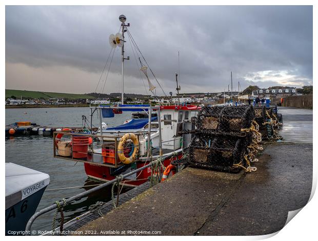 Serenity at Maidens Harbour Print by Rodney Hutchinson