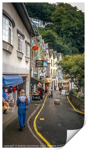 Lynmouth Street Print by Rodney Hutchinson