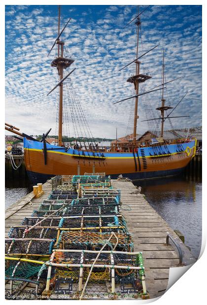 The Endeavour Experience; HM Bark Endeavour Replic Print by Steve Gill