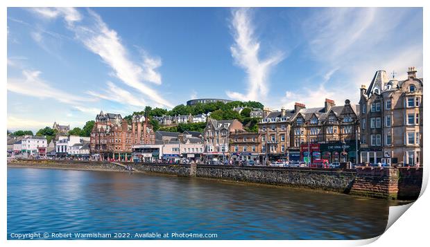 Oban Waterfront Print by RJW Images