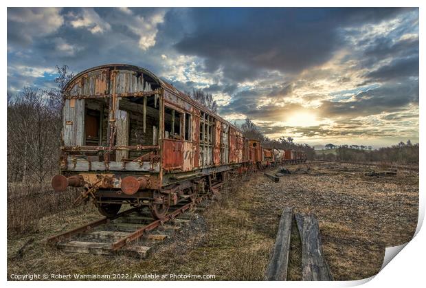Abandoned Iron Horse Print by RJW Images