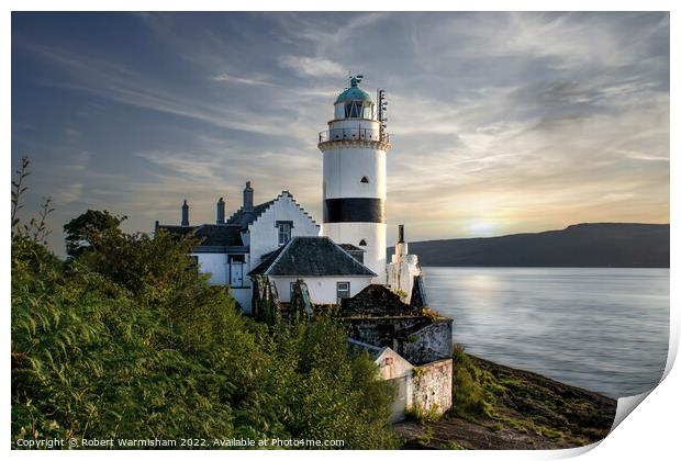 Guiding Light on the Scottish Coast Print by RJW Images
