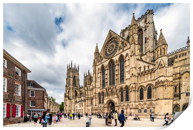 York Minster Print by RJW Images