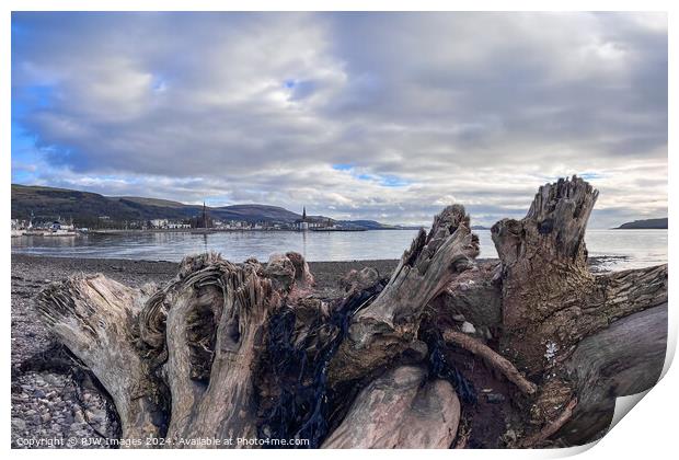 Largs Beach seascape Print by RJW Images