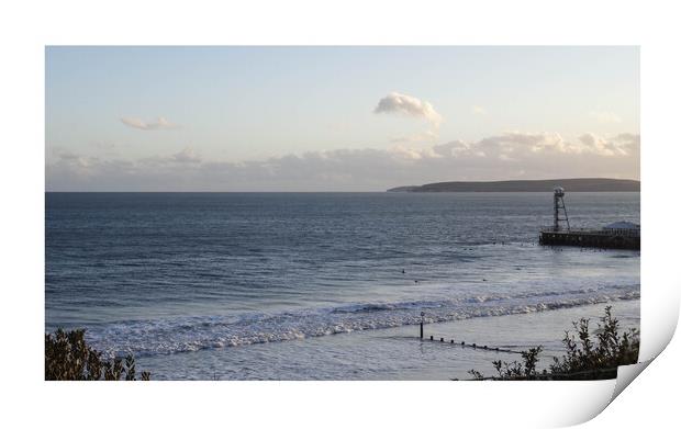 Bournemouth Pier, Dorset Print by Constandinos Yannakis