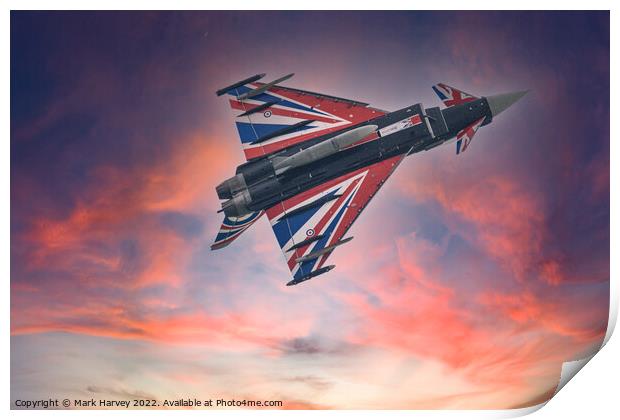  Euro Fighter Typhoon   Print by Mark Harvey