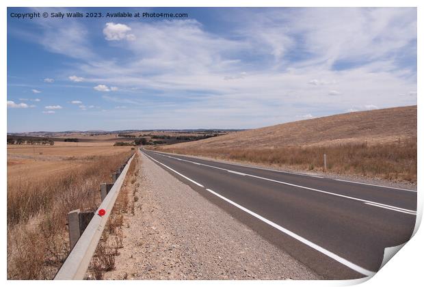 The Open Road Print by Sally Wallis