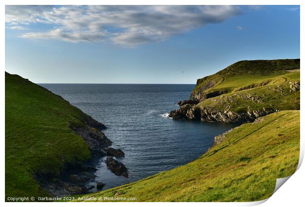 Port Quin, North Cornwall, Seascape Print by  Garbauske