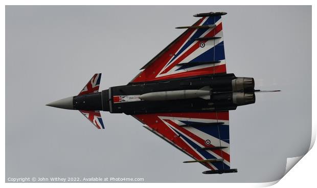 Blackjack Eurofighter Typhoon Print by John Withey