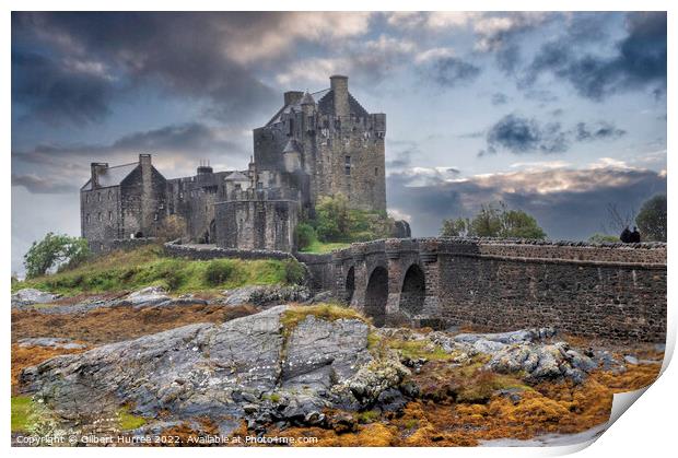 Scotland's Timeless Eilean Donan Castle Print by Gilbert Hurree