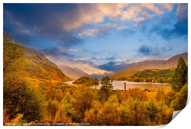 Glen Finnan: Scotland's Iconic Landmark Print by Gilbert Hurree