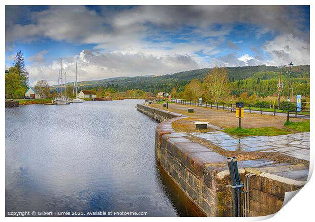 Scottish Waterway's Tranquil Beauty Print by Gilbert Hurree