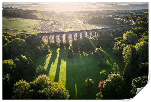 Penistone Viaduct Print by Apollo Aerial Photography