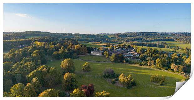 Cannon Hall and Grounds Print by Apollo Aerial Photography