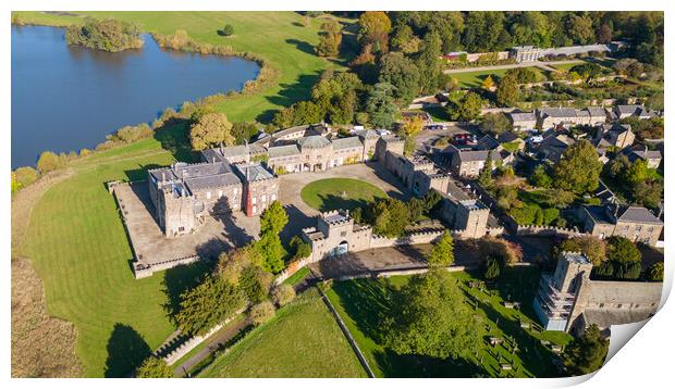 Ripley Castle Print by Apollo Aerial Photography