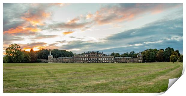 Wentworth Woodhouse Print by Apollo Aerial Photography