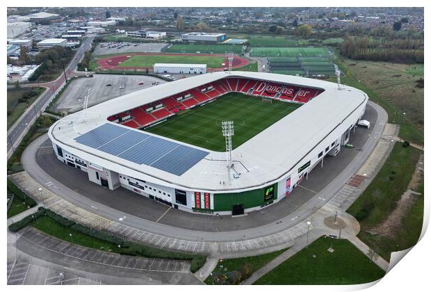 The Eco Power Stadium Print by Apollo Aerial Photography