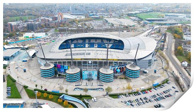 Etihad Stadium From The Air Print by Apollo Aerial Photography