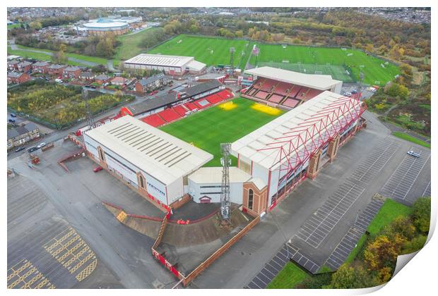 Oakwell Print by Apollo Aerial Photography