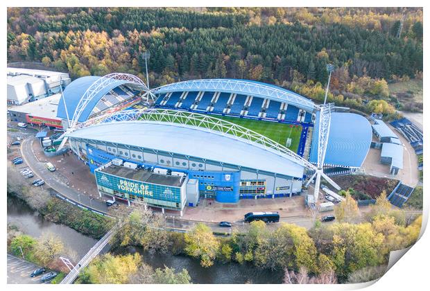 Huddersfield Stadium Print by Apollo Aerial Photography