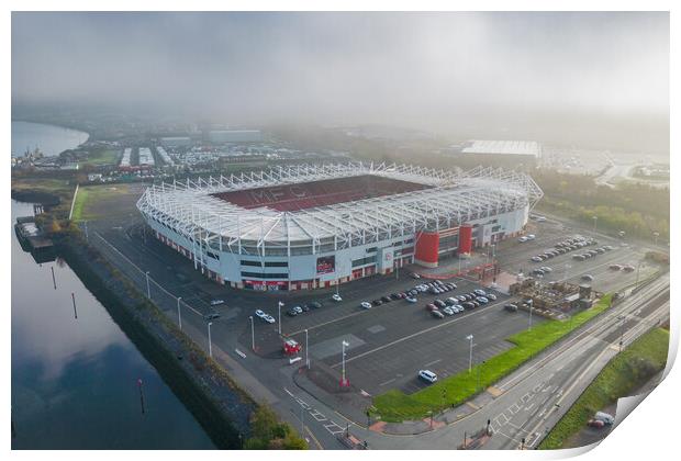 The Riverside Stadium Print by Apollo Aerial Photography