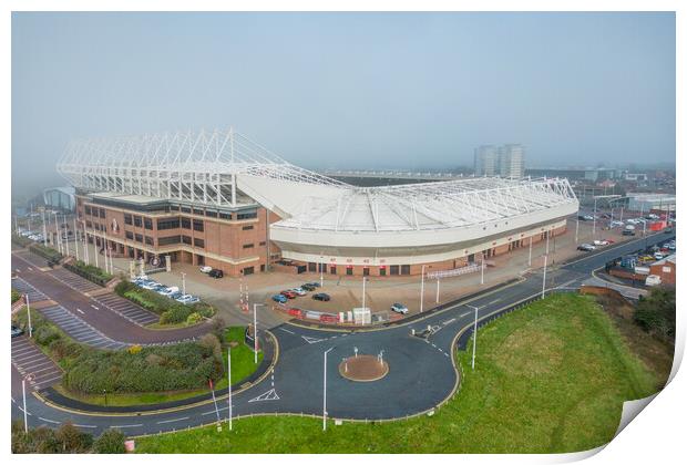 The Stadium Of Light Print by Apollo Aerial Photography