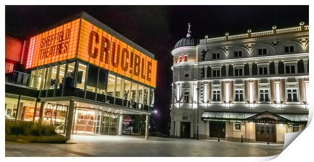 The Crucible and Lyceum Theatre  Print by Apollo Aerial Photography