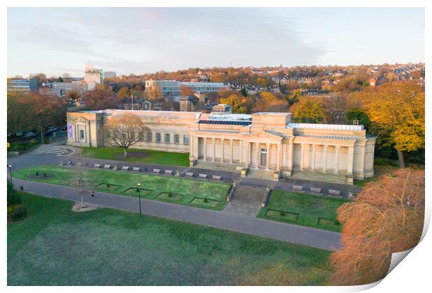 Weston Park Museum Print by Apollo Aerial Photography