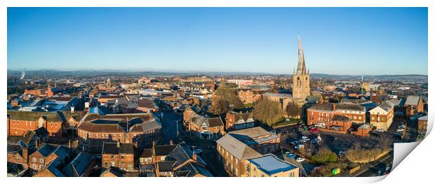 Chesterfield Skyline Print by Apollo Aerial Photography