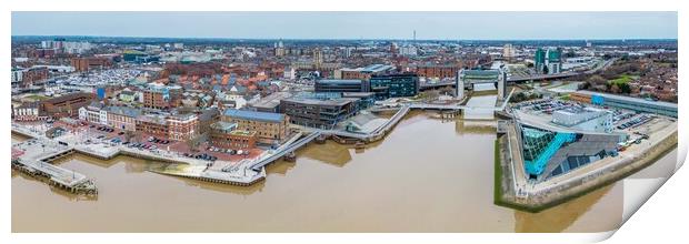 The Deep and Sammys Point Print by Apollo Aerial Photography