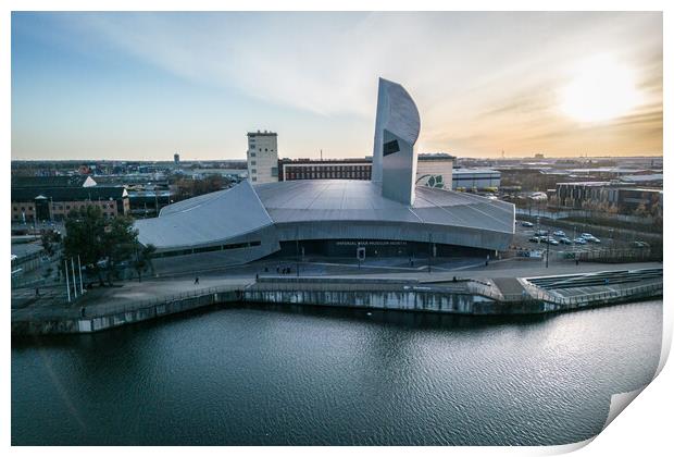 IWM North Salford Quays  Print by Apollo Aerial Photography