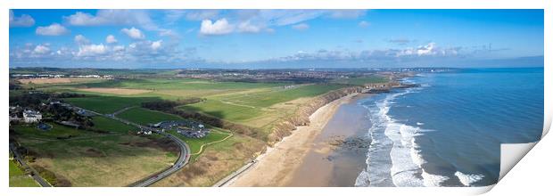 Seaham Glass Beach Print by Apollo Aerial Photography