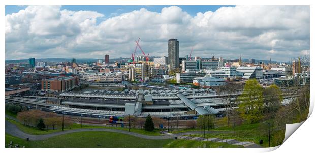 Sheffield City Skyline  Print by Apollo Aerial Photography