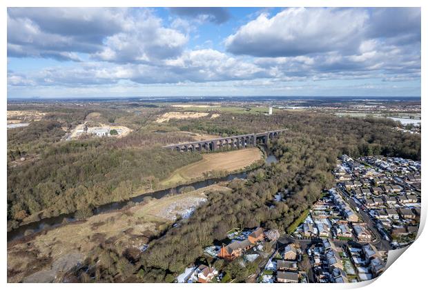 Conisbrough Viaduct Print by Apollo Aerial Photography