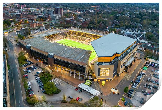 Wolverhampton Wanderers  Print by Apollo Aerial Photography